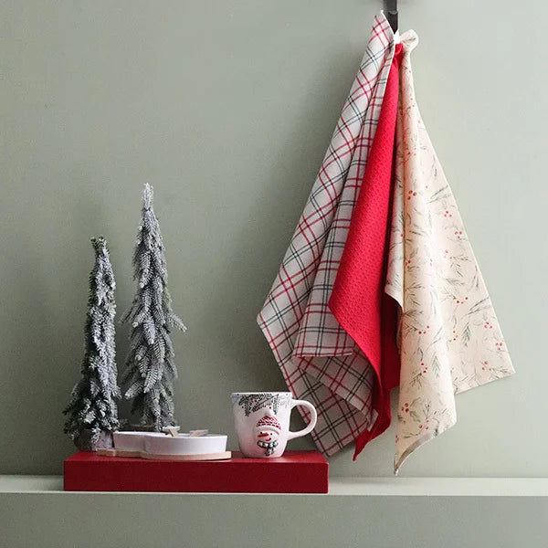 Winter Berry Tea Towels
