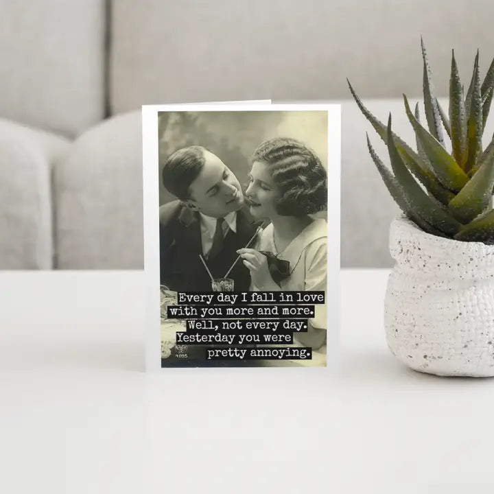 Every Day I Fall in Love Card