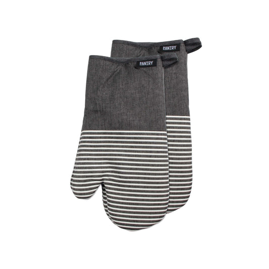 Chambray Oven Mitts