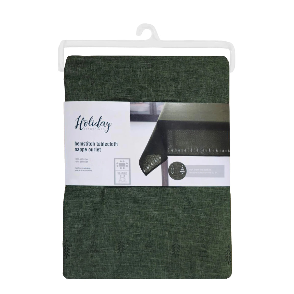 Tree Hemstitch Tablecloth