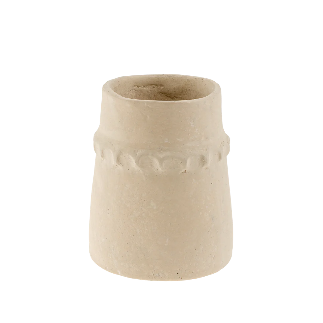 Calista Paper Mache Crock