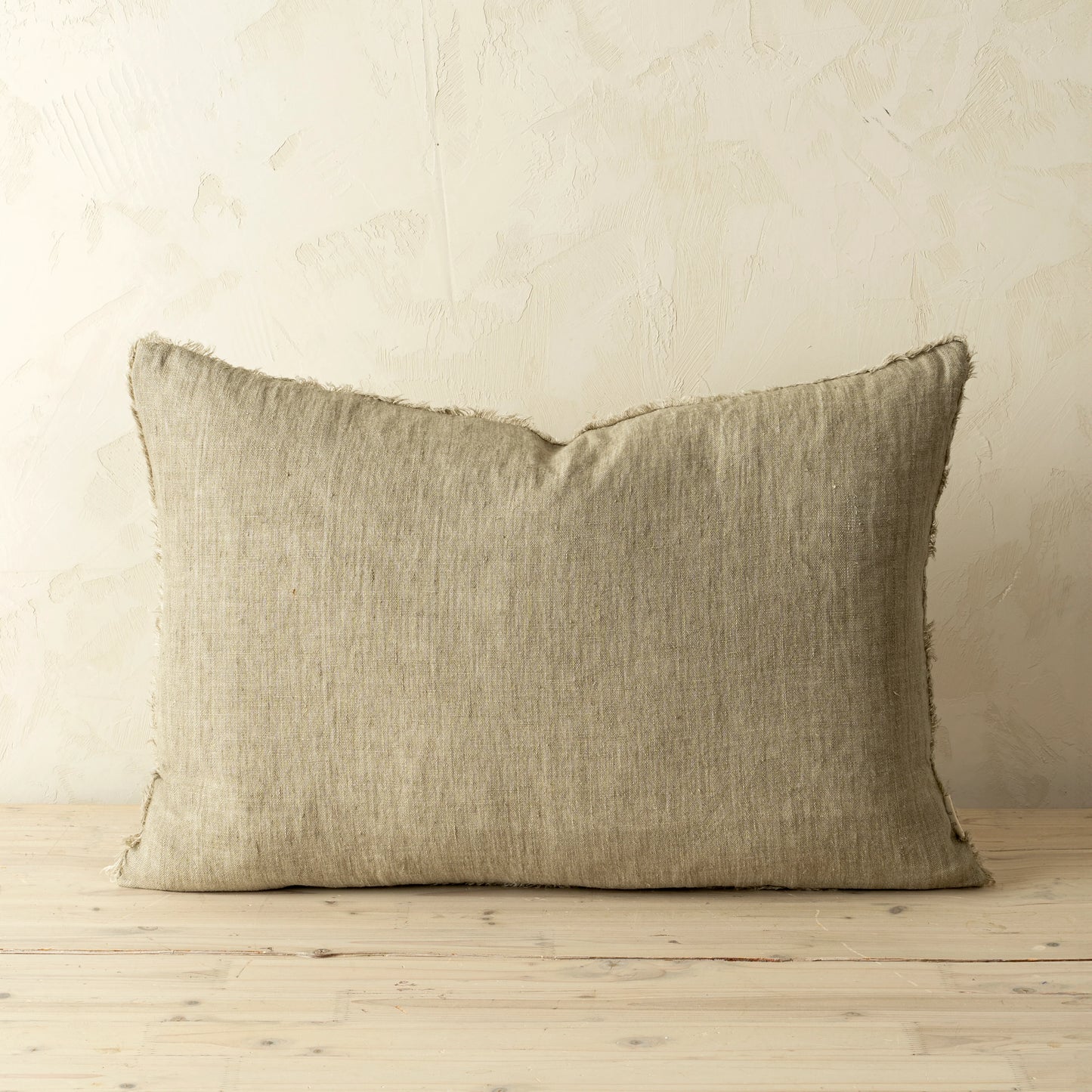 Lina Linen Pillow - Driftwood