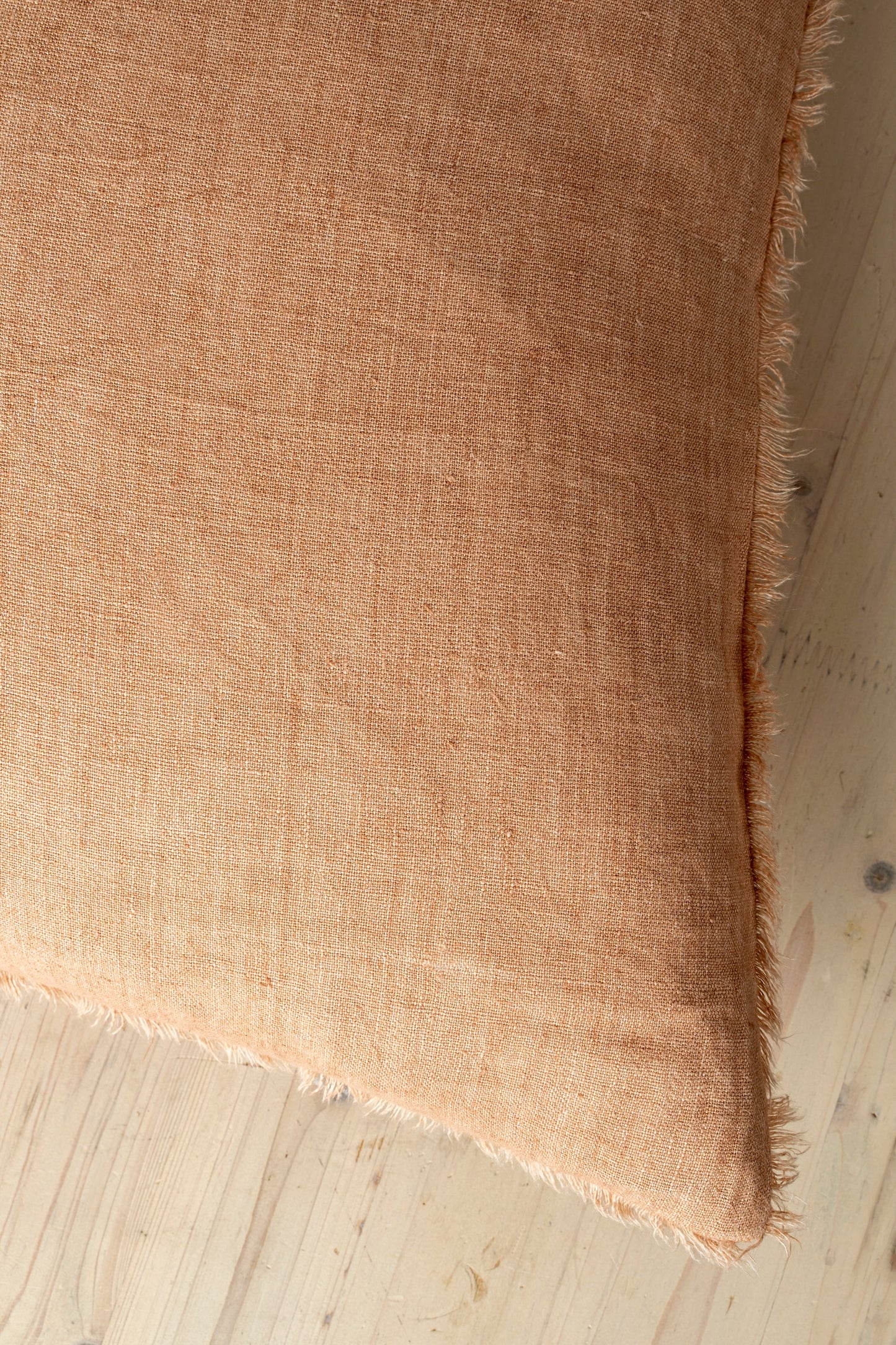 Lina Linen Pillow - Terracotta