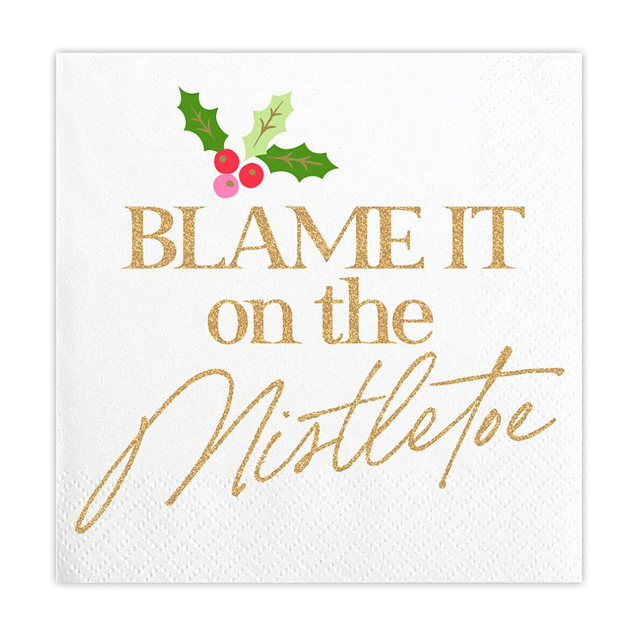 Blame It On Mistletoe Napkins