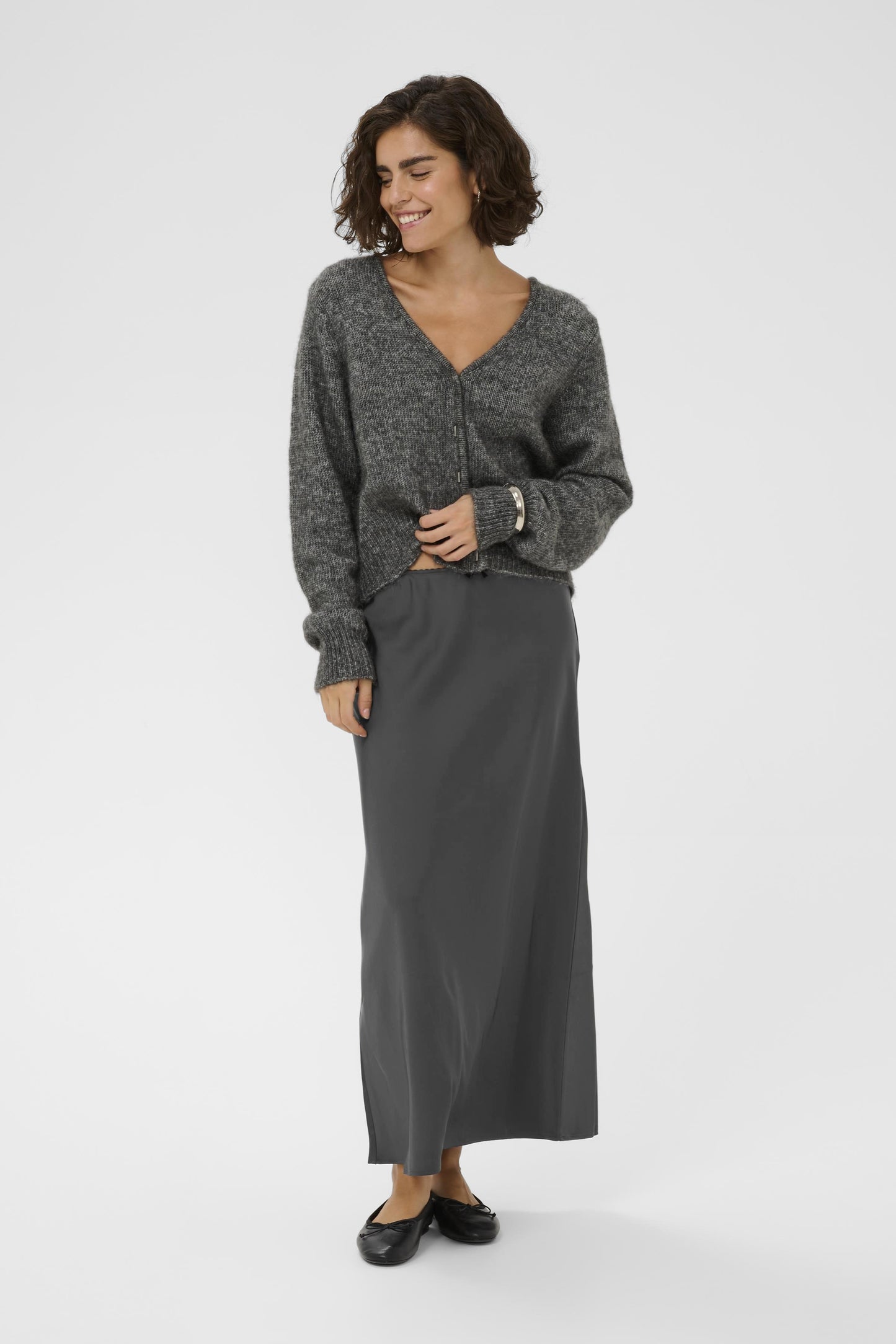 Hill Satin Skirt