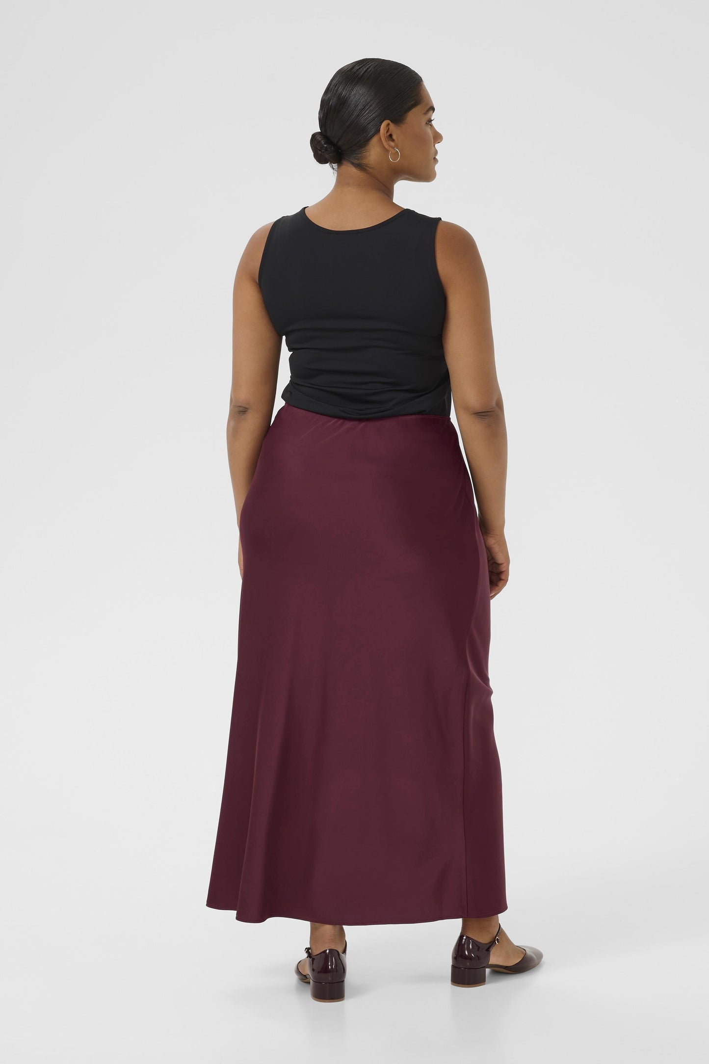 Hill Satin Skirt