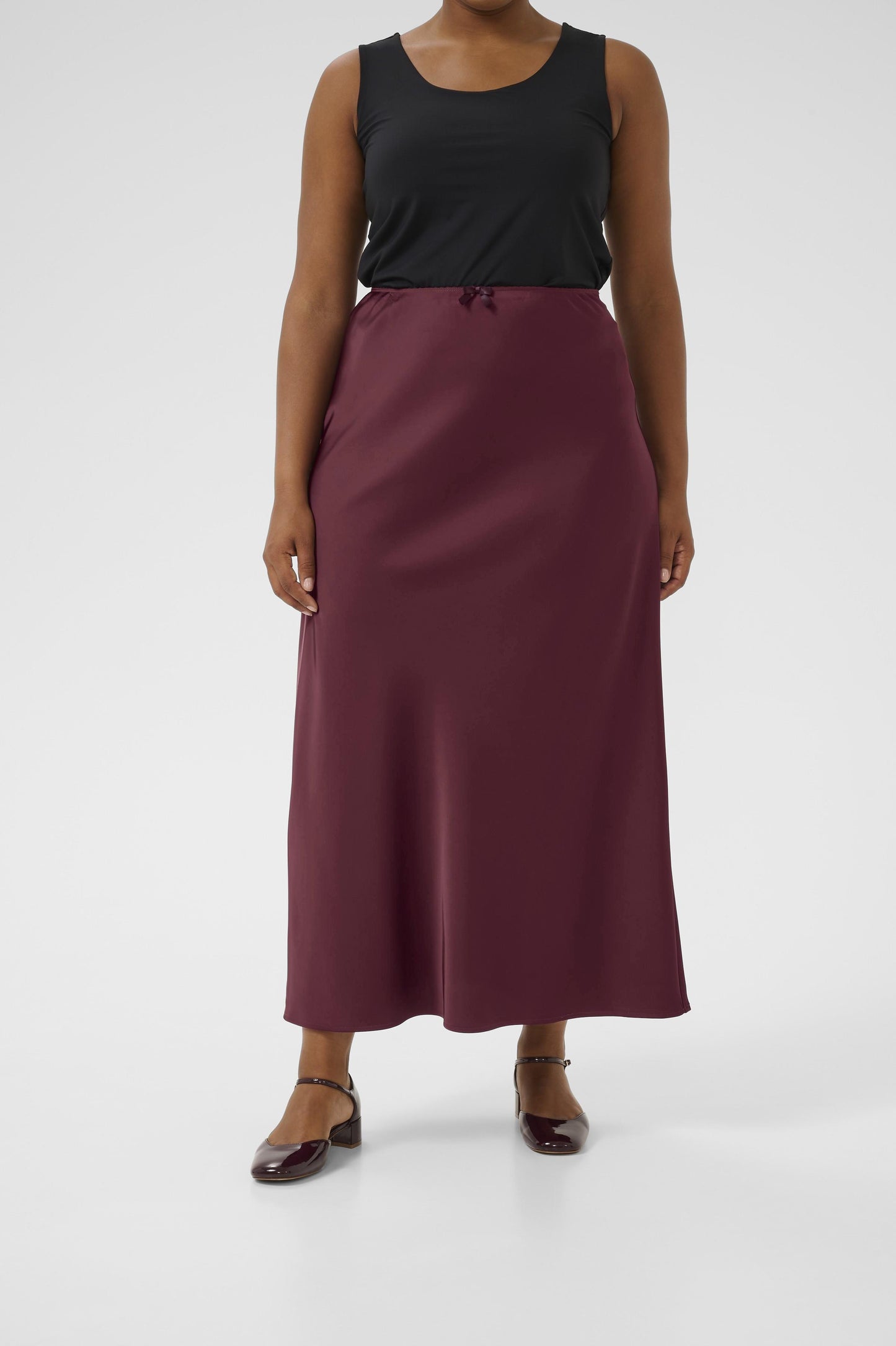 Hill Satin Skirt