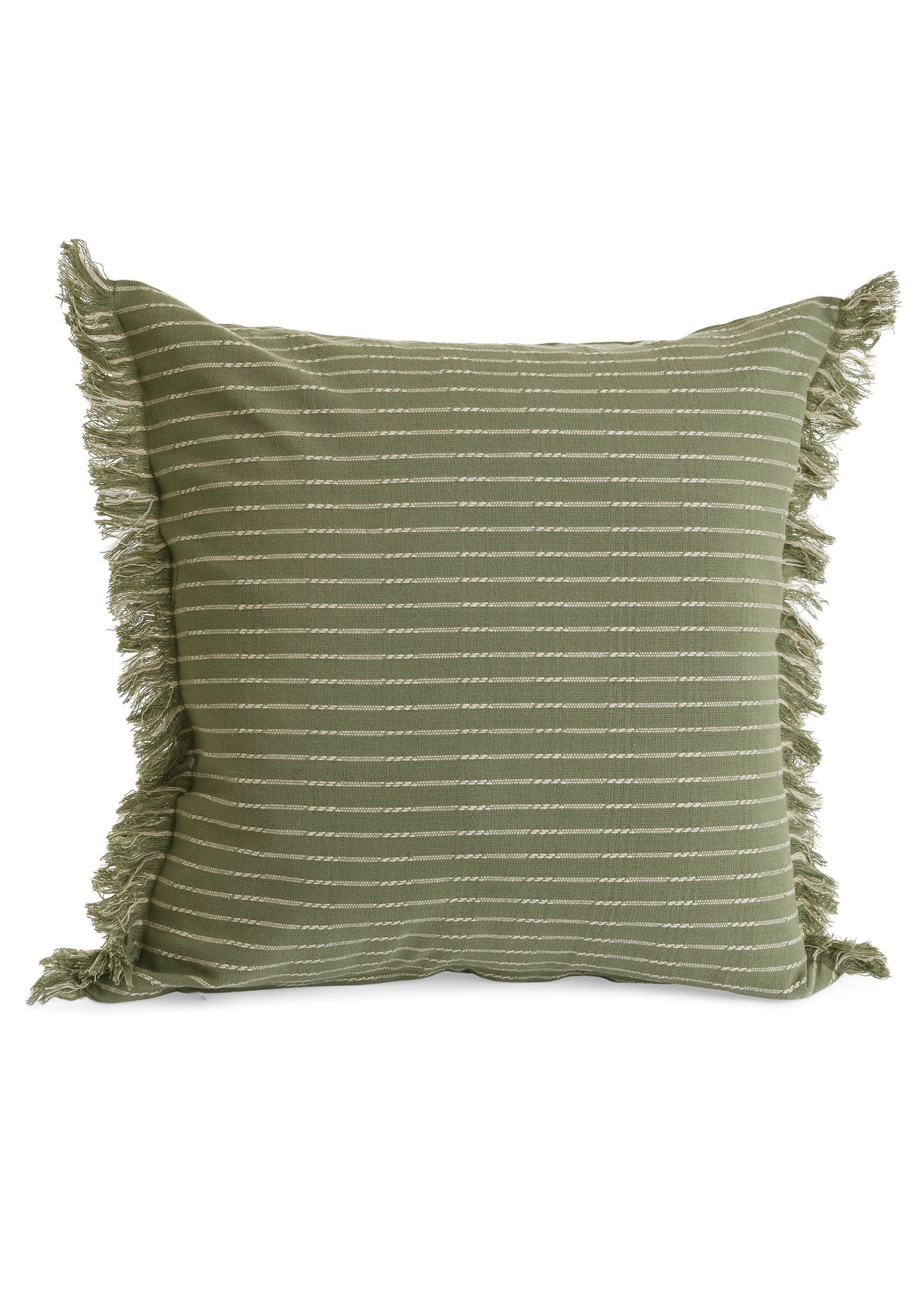 Green Stripe Cushion