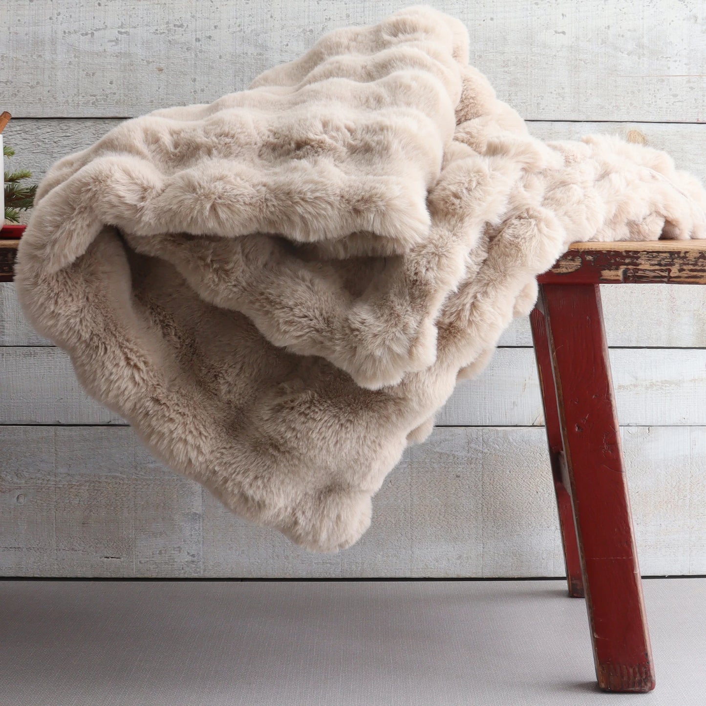 Luxe Rabbit Throw
