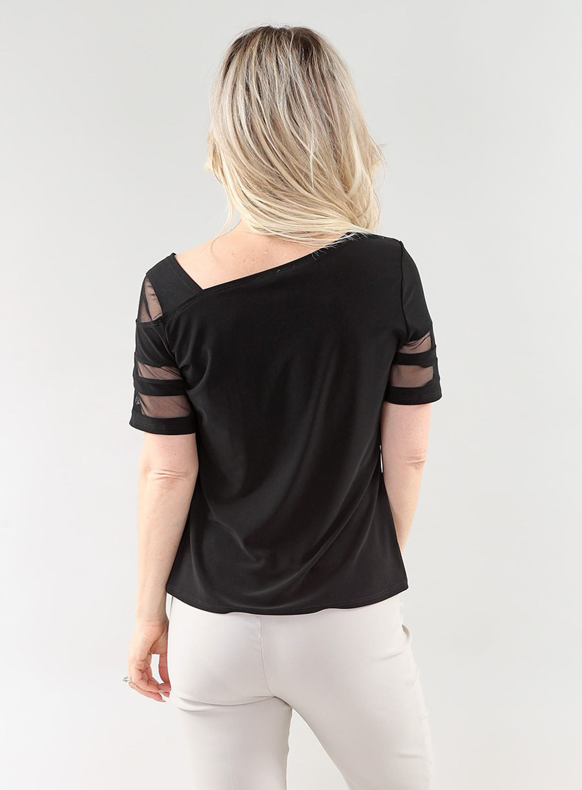 Short Sleeve Chiffon Top