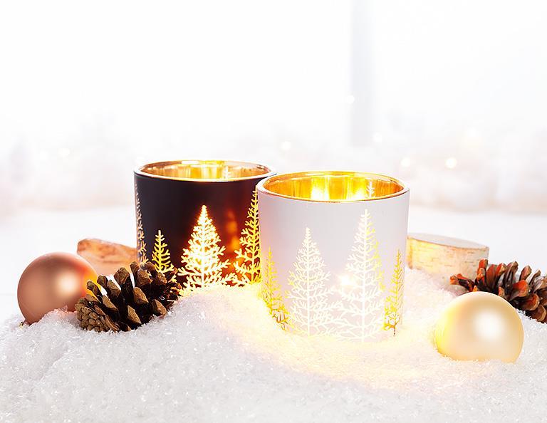Gold Tree Tealight Holder
