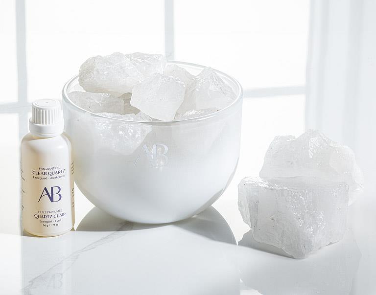 Clear Quartz Fragrance Bowl