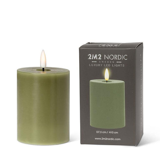 Green LED Candle