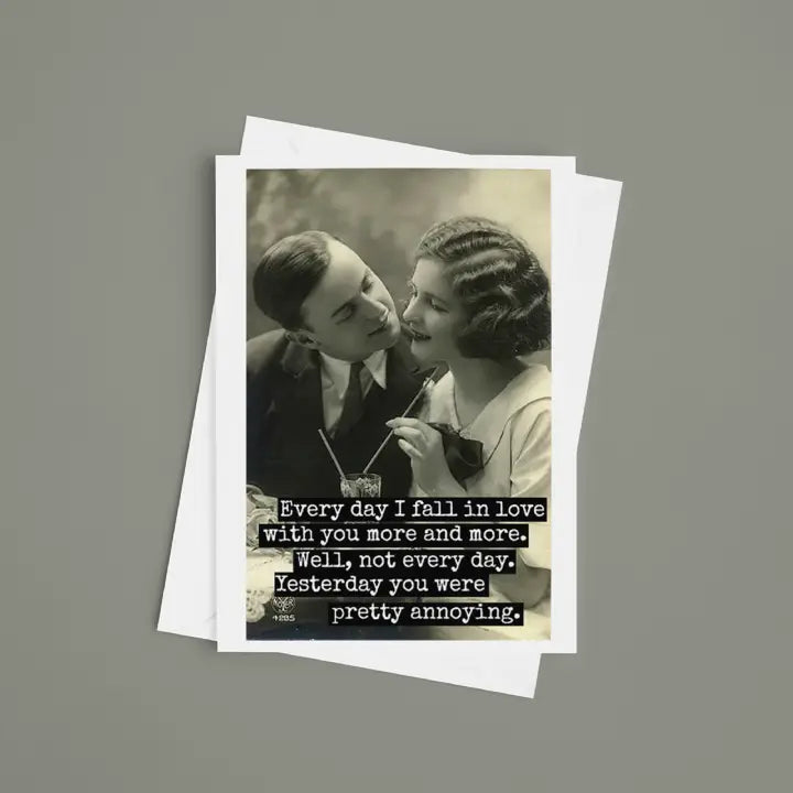 Every Day I Fall in Love Card