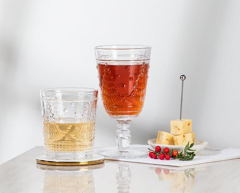 Holiday Wine Glass