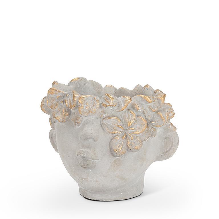 Mini Kissing Face Planter - 4"h