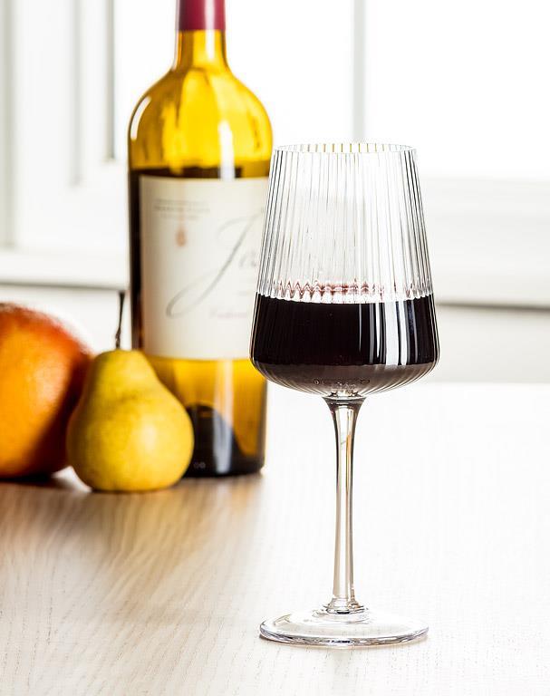 Optic Glass Wine Glass