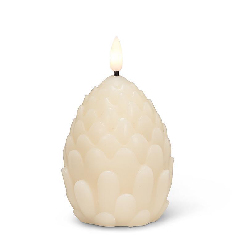 Pinecone LED Candle