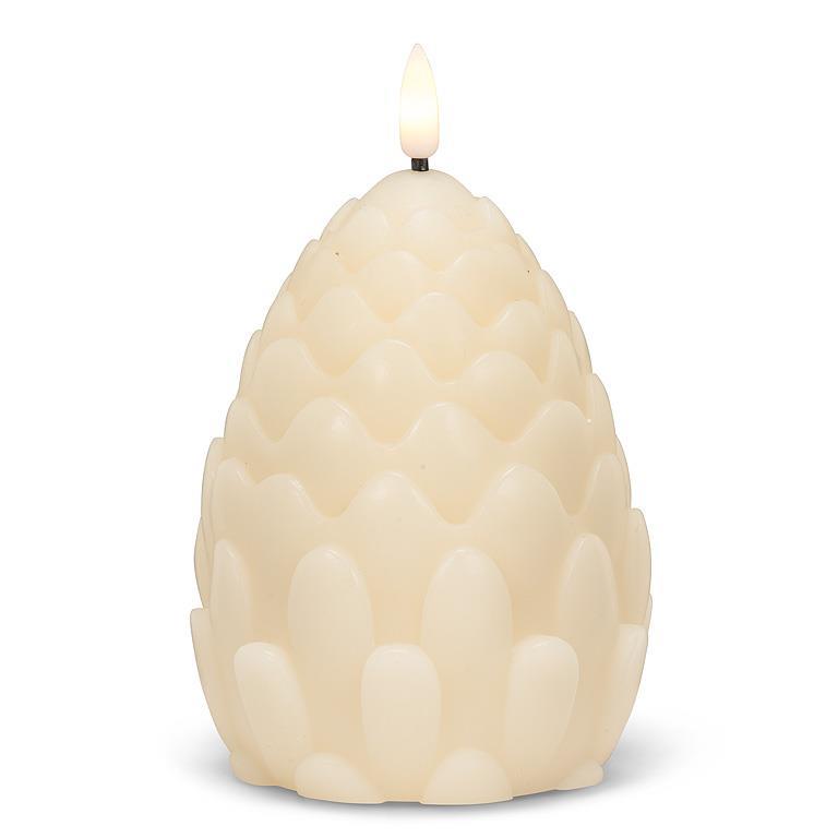 Pinecone LED Candle