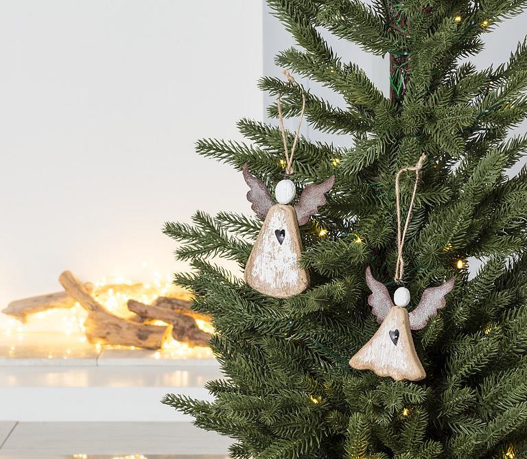 Rustic Angel Ornament