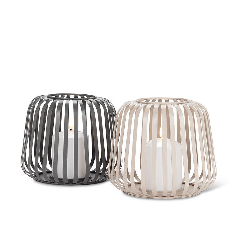 Cage LED Lantern Cream