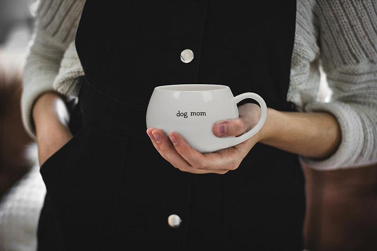 Dog Mom Ball Mug