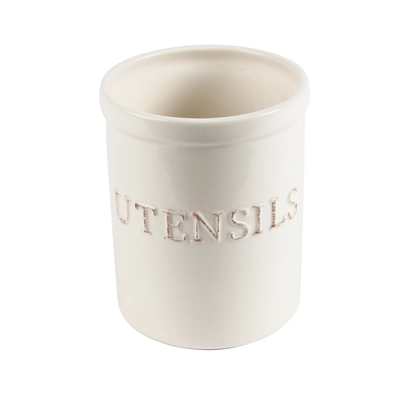 White Utensil Holder
