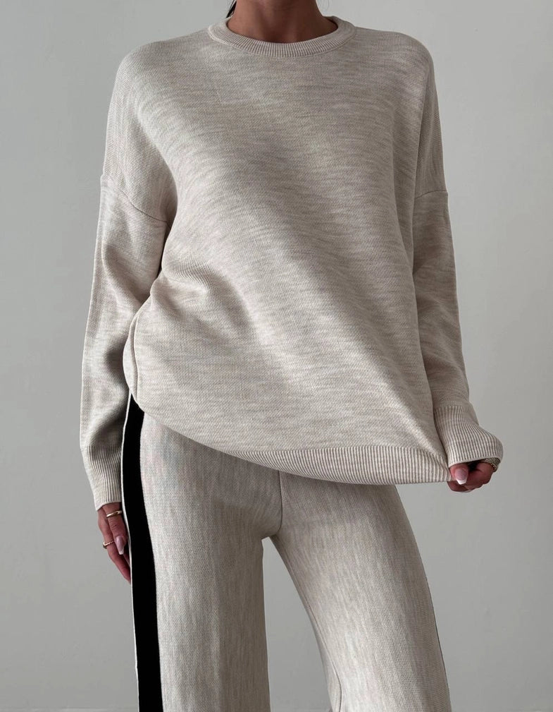 Cream Oversized Sweater