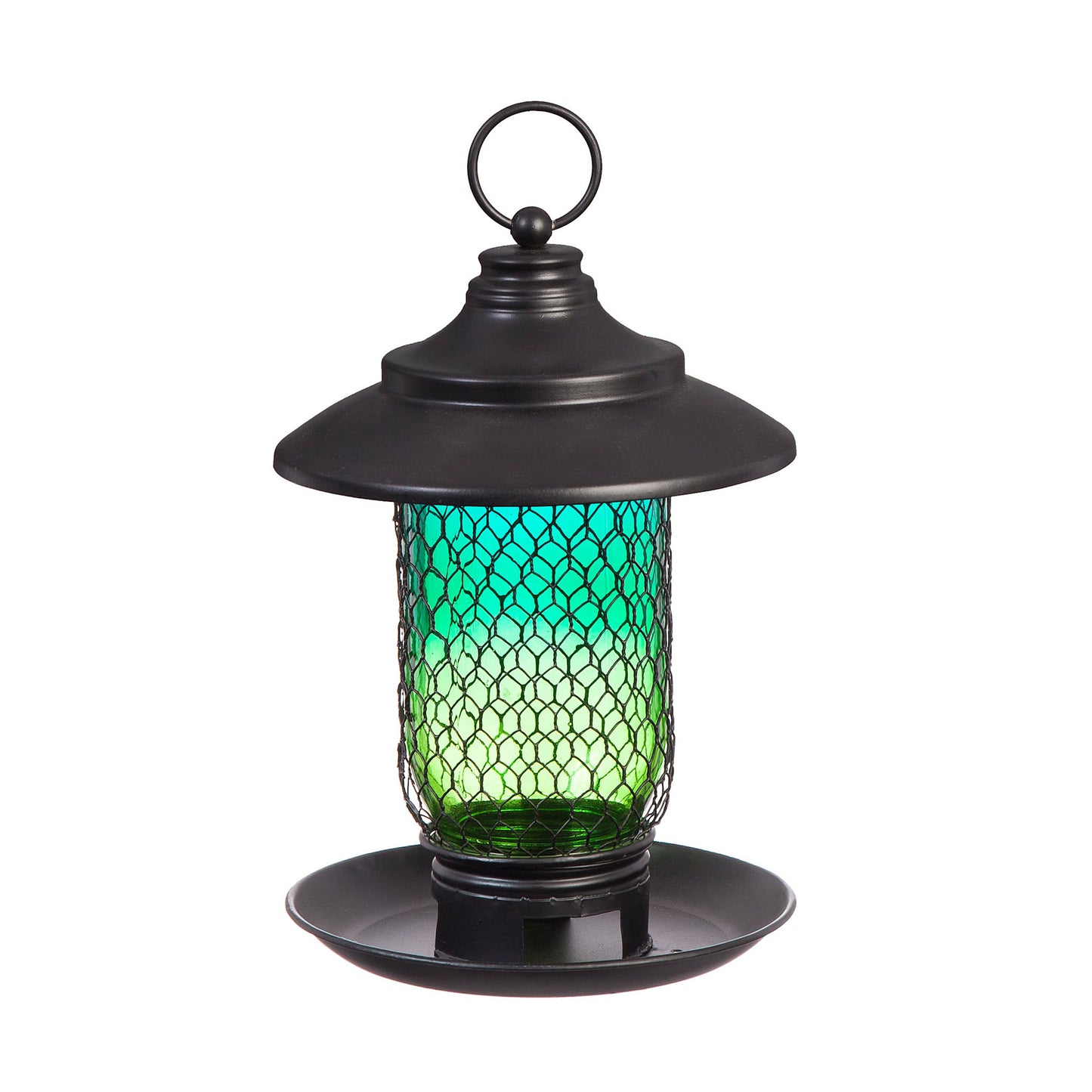 Glass & Metal Bird Feeder