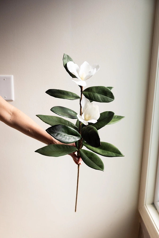 Faux Magnolia Stem