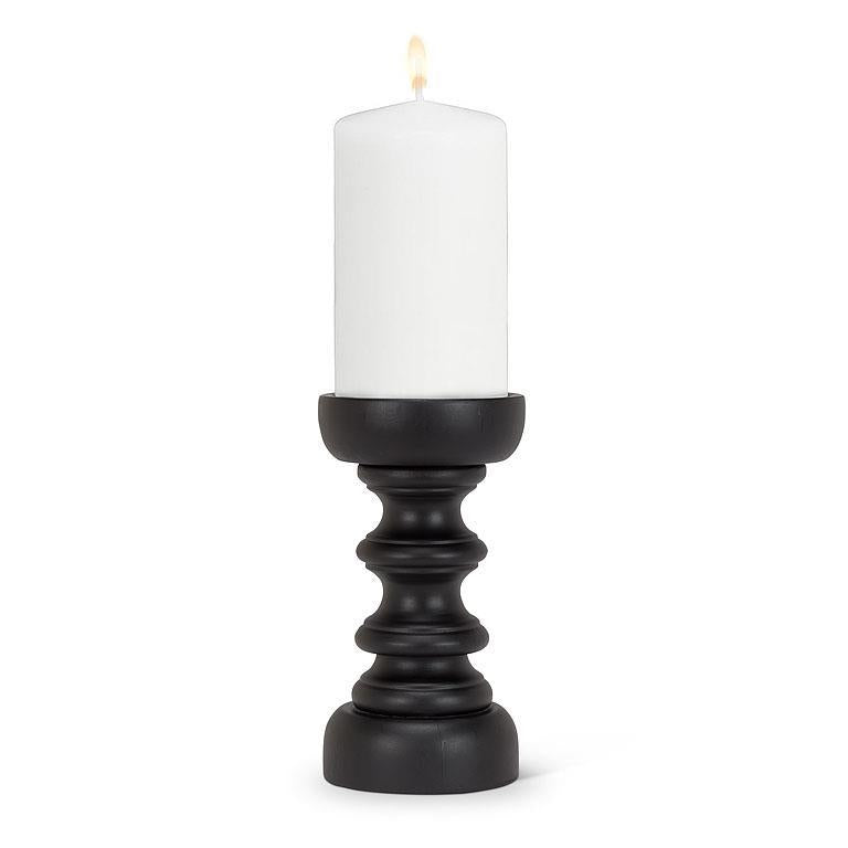 Black Pillar Holder