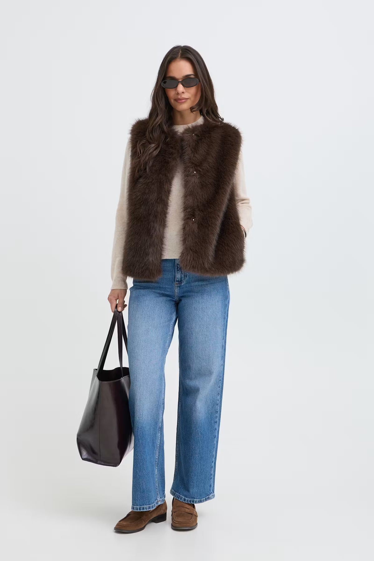 Cesille Faux Fur Vest
