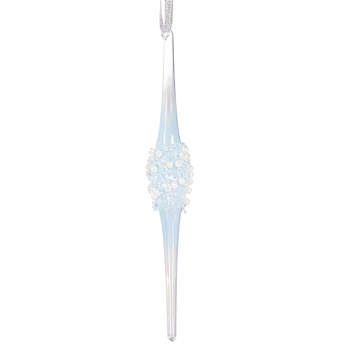 Glass Icicle Ornament