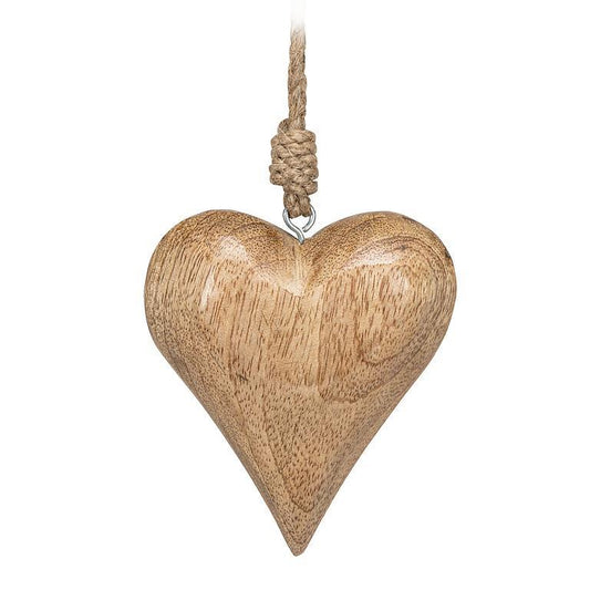 Wood Heart Ornament