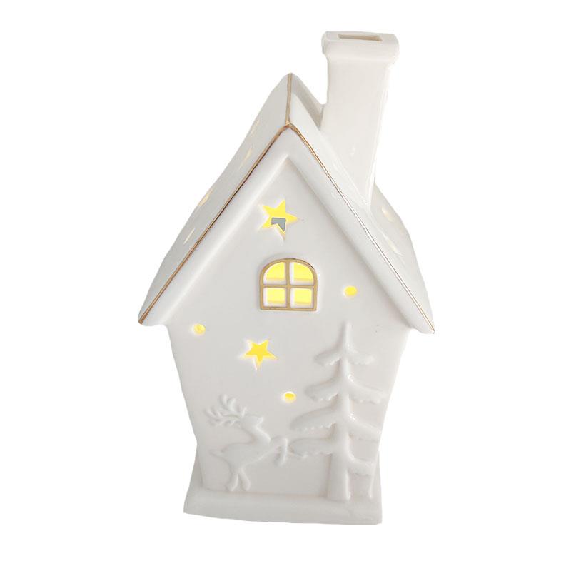 LED House w/Deer