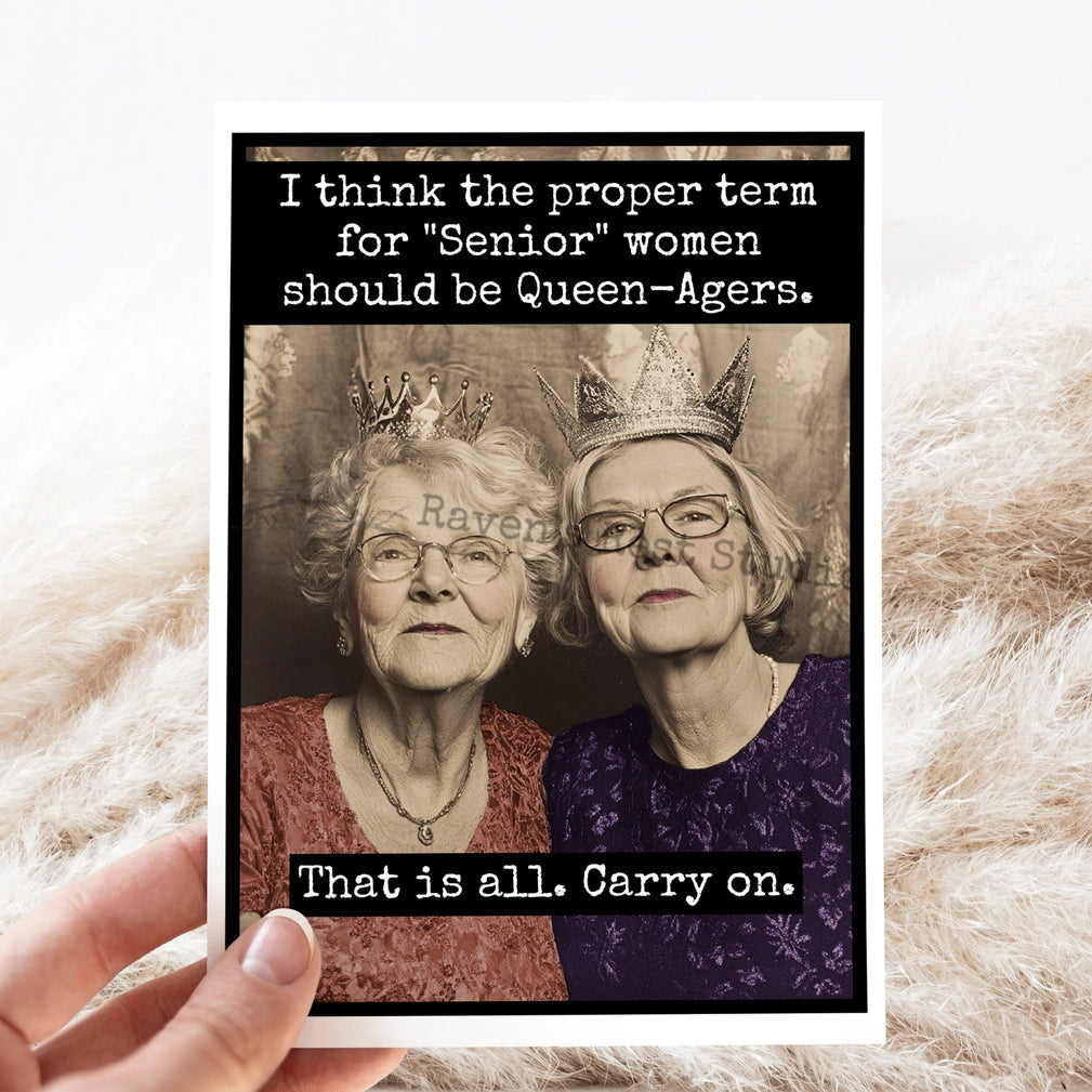 Queen-Agers Card