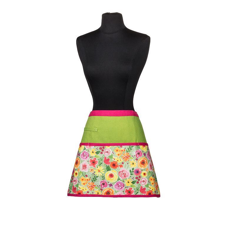 Floral Half Apron