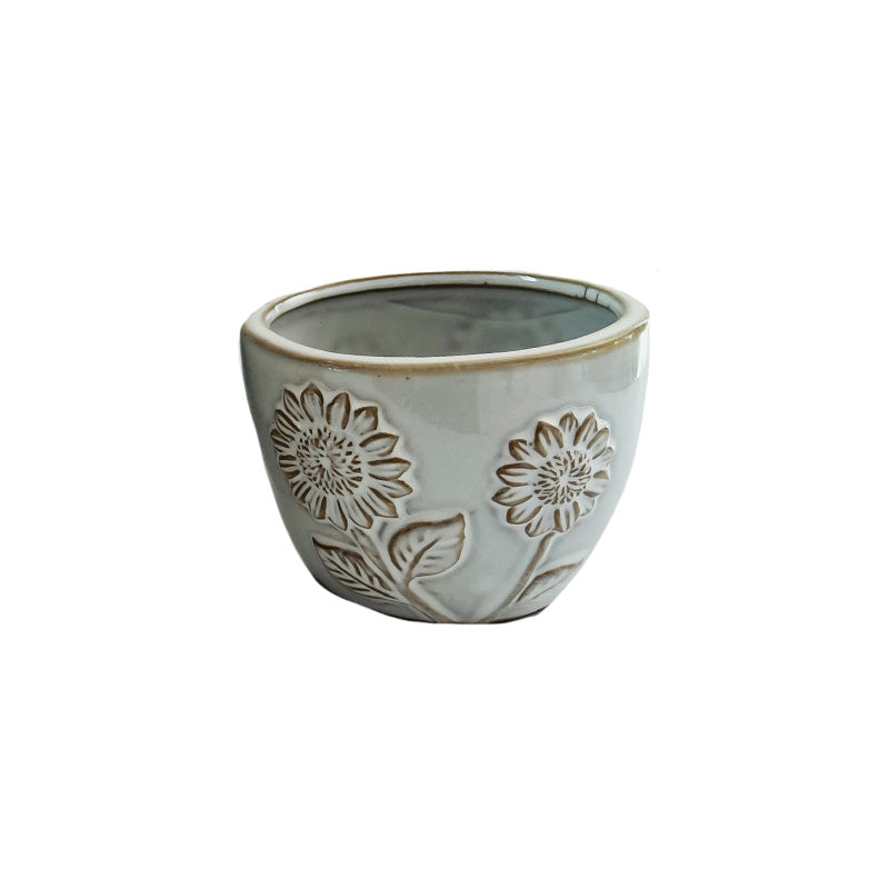Ceramic Floral Planter