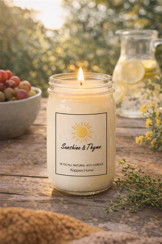 Sunshine & Thyme Candle
