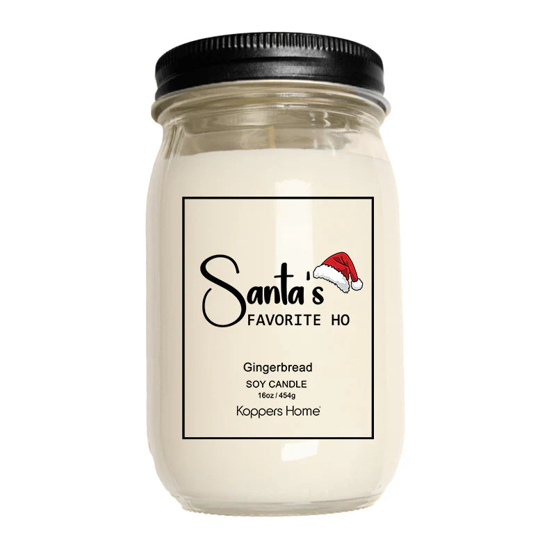 Santa's Favorite Ho Candle