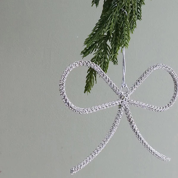 Beaded Bow Ornament
