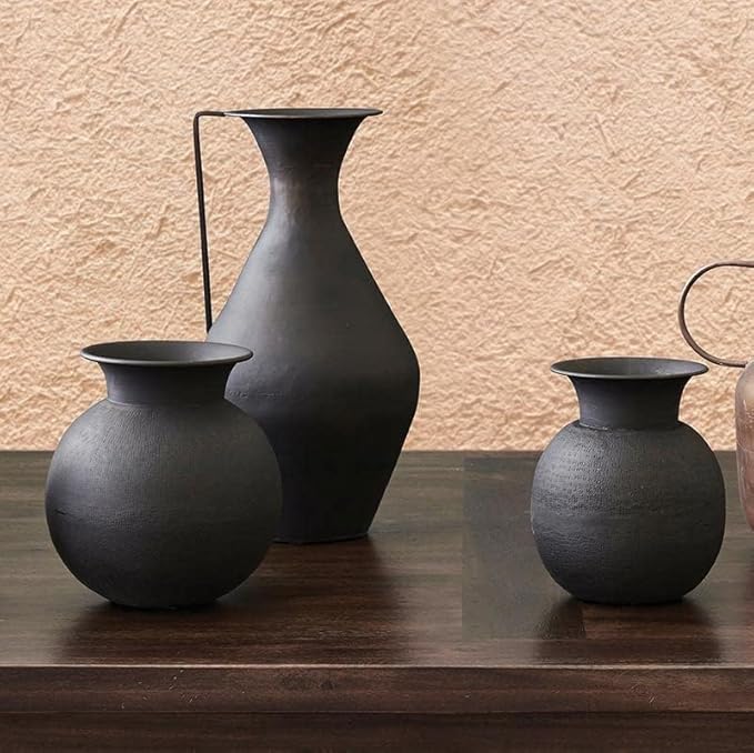 Black Rustic Vase