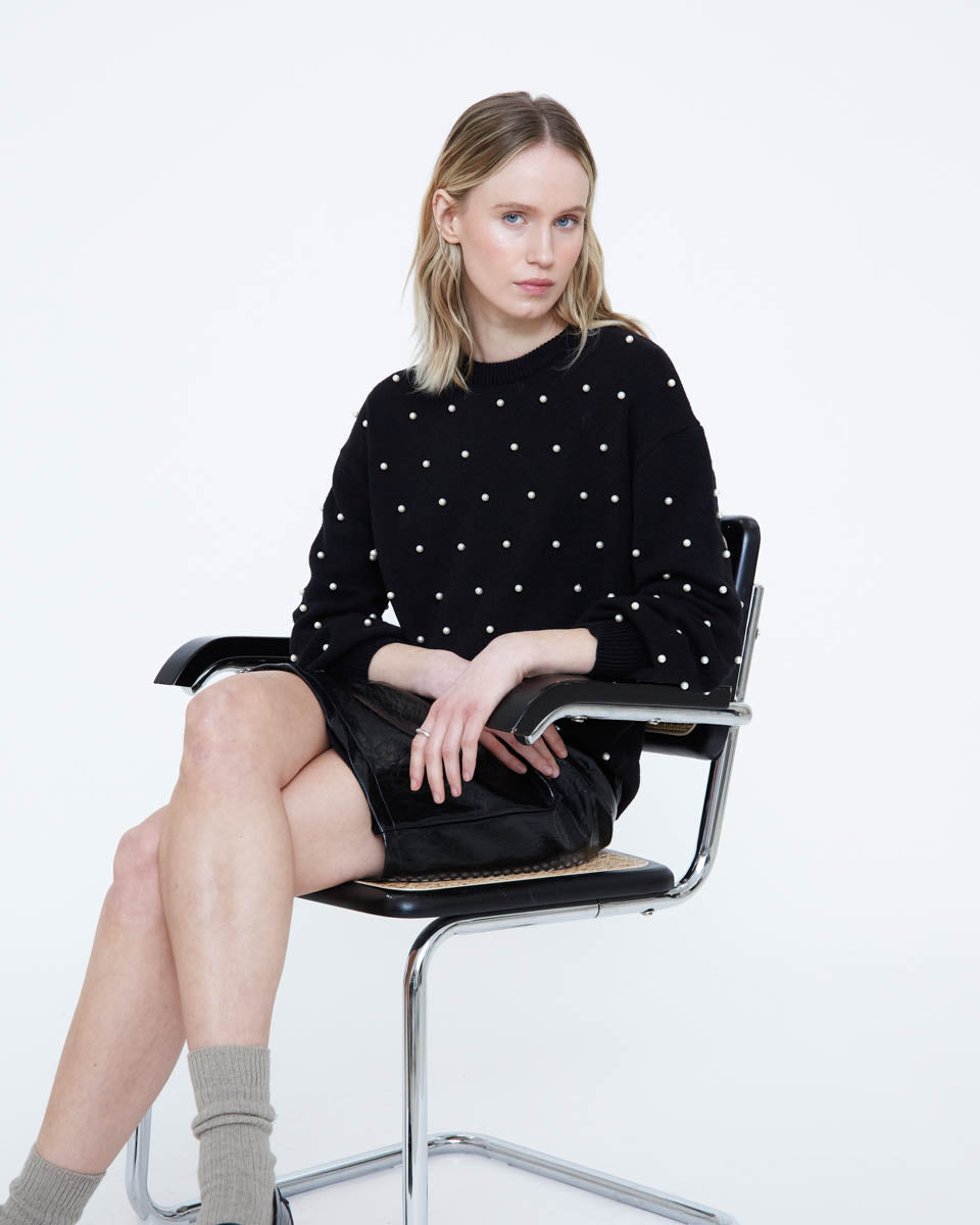 Pearl Studded Sweater