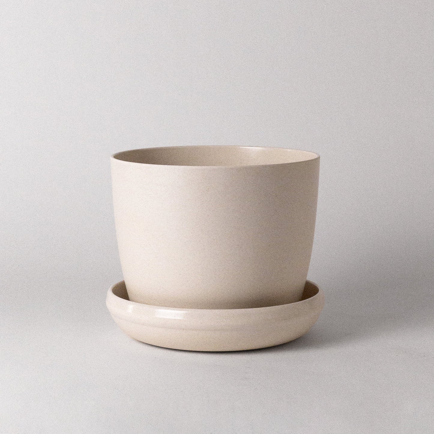 7" Upcycled Pot w/saucer