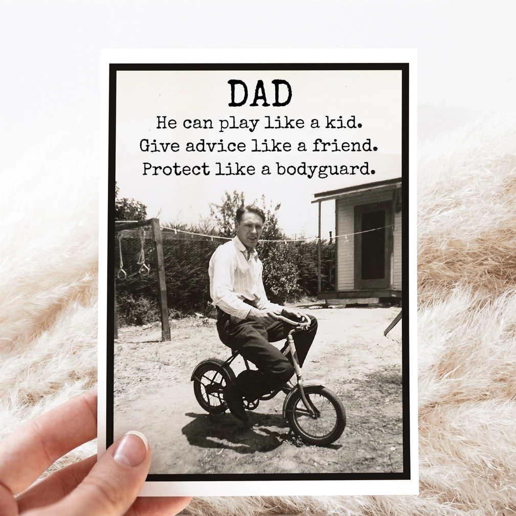 Dad. Play Like A Kid Card