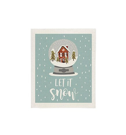 Let It Snow Dishcloth