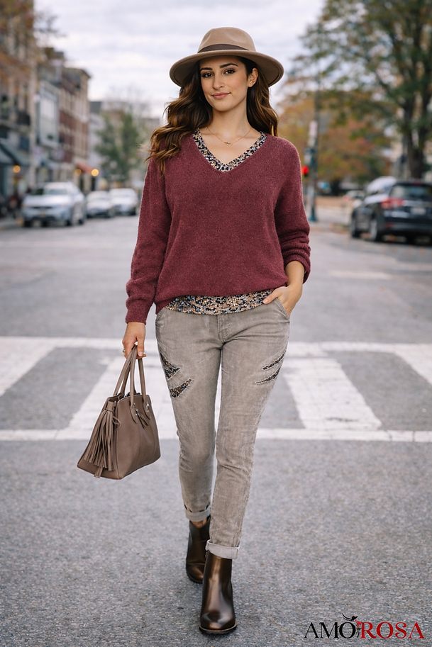 V Neck Sweater