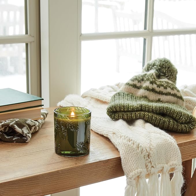 Molded Green Candle