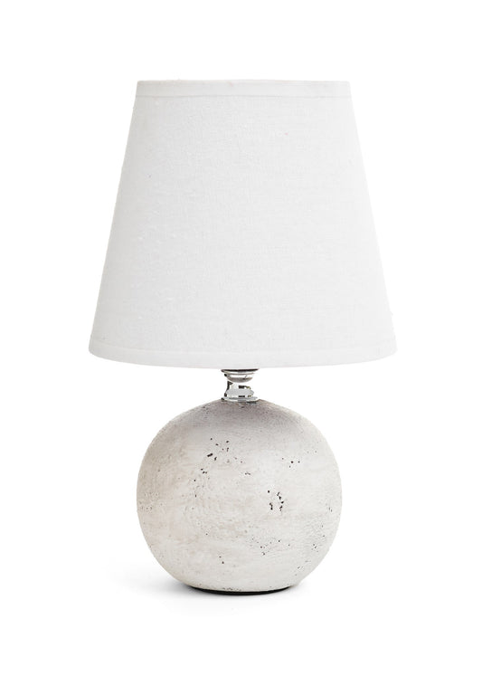Antiqued White Lamp