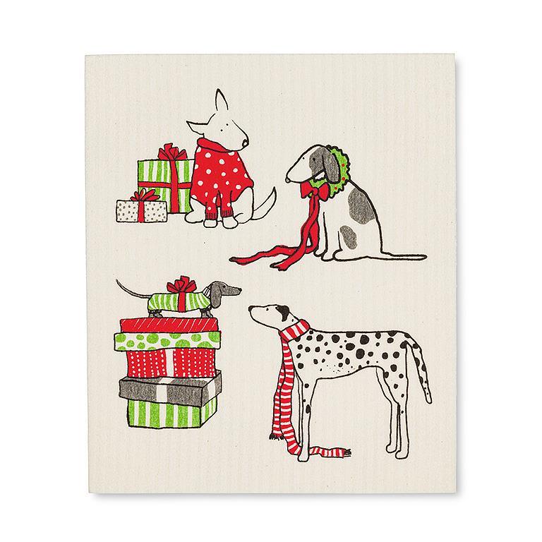 Holiday Dogs Dishcloths